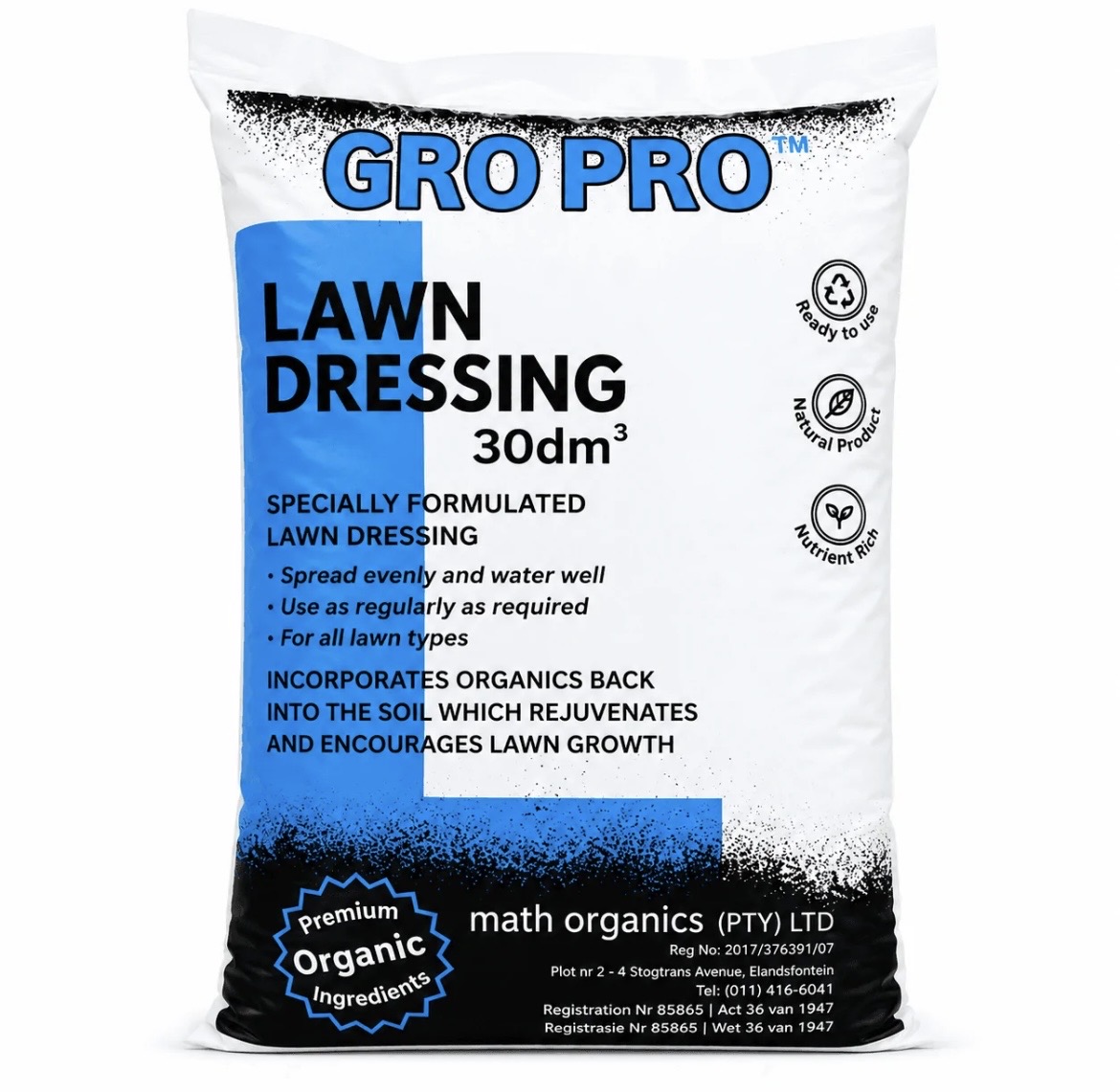 Gro Pro Lawn Dressing 30dm³